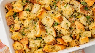 How To Make The Best Thanksgiving Stuffing | Delish Insanely Easy