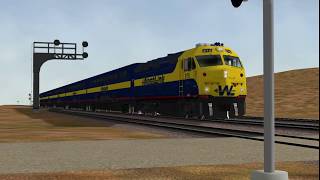 [MSTS/Open Rails] WESX 215 Through Olympia, CA