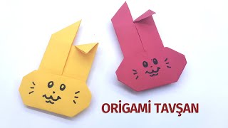 Kağıttan Tavşan Yapımı, Origami Kolay Tavşan Nasıl Yapılır?