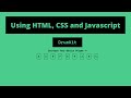How to make drumkit  using HTML , CSS and Javascripts | Tutorial for beginners.