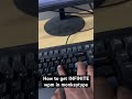 infinite wpm in monkey type tutorial!! (totally legit test) #shorts #typing #monkeytype #keyboard