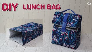 DIY REUSABLE LUNCH BAG/ SANDWICH BAG/ PICNIC BAG / sewing tutorial [Tendersmile Handmade]