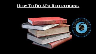 How to do APA referencing I Edu-build Online