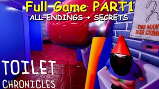 ALL ENDINGS + SECRETS | Toilet Chronicles Full Game Part1 Playthrough Gameplay