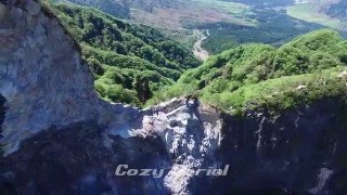 熊本地震　根子岳天狗岩崩落短編