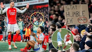 Arsenal Fans Mocking Haaland To Stay Humble | Haaland Vs gabriel