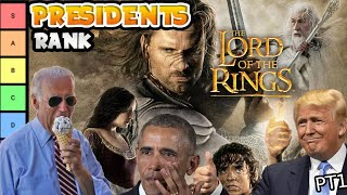 US Presidents rank LORD OF THE RINGS | Tier list Review