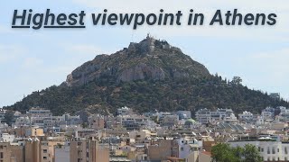 Taking the funicular to the top of Lycabettus Hill in Athens