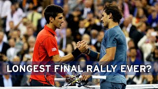 The Longest Grand Slam Final Rally Ever? | Novak Djokovic vs Rafael Nadal | US Open 2013