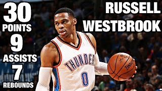 Russell Westbrook Clutch vs Rockets | 30 Points, 9 Assists, 7 Rebounds