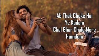 Chal Ghar Chalen Lyrics | Malang | Arijit Singh Mithoon, Sayeed Q | Aditya Roy Kapur, Disha Patani