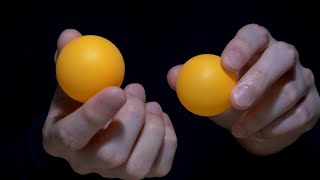 ASMR ピンポン玉をタッピングと摩る音 Ping Pong Balls Tapping\u0026Scratching