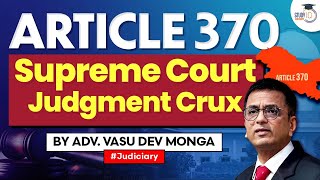 Article 370 Supreme Court Verdict | StudyIQ Judiciary