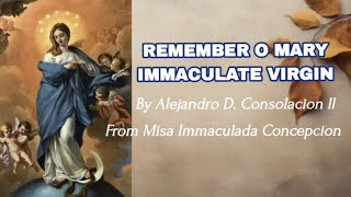 REMEMBER O MARY IMMACULATE VIRGIN | Narcy  Renz