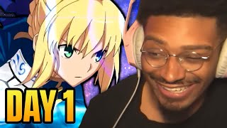 I'M GONNA BECOME THE BEST SABER IN MELTY BLOOD