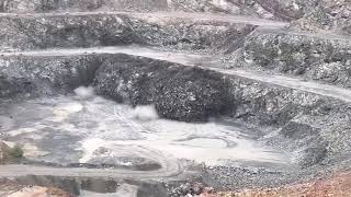 Steinbruch Sprengung, Quarry Blasting