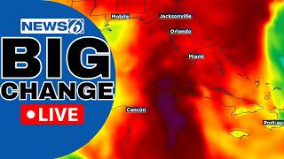 🔴NEWS 6 WEATHER LIVE | The Weather Pattern Is About To Change Drastically In Florida...