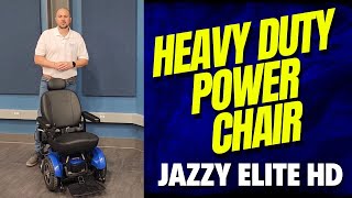 Jazzy Elite HD Front Wheel Power Chair ELITE HD by Pride Mobility [2024]