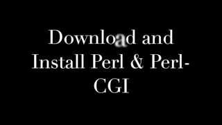 How do I configure apache to run Perl CGI scripts