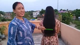 মেয়ে বায়না করলো আমার কাছেই চুল কাটবে। Bangla vlog#minivlog #hairstyle#haircut #hair #hairstylist 👌👌