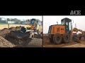 ace road construction equipment backhoe loader motor grader roller compactor ace