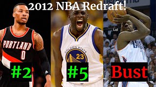 Redrafting the 2012 NBA draft (2012 NBA redraft, ft. Anthony Davis, Damian Lillard, etc.)