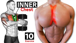 BEST 10 EXERCISES "INNER CHEST" 🔥