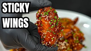 This Is My BEST Chicken Wing Recipe Ever (Extra Crispy Sticky Wings)