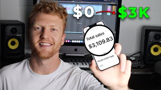 How to make MONEY as a MUSIC PRODUCER starting from ZERO ($0-3K in 30 days)