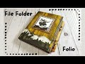 🍁File Folder Folio | 6x6 Paper | File Folder Book (Giveaway Ended)