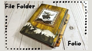 🍁File Folder Folio | 6x6 Paper | File Folder Book (Giveaway Ended)