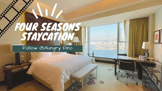 【Staycation系列】香港四季酒店 Four Seasons Hotel Hong Kong｜無敵海景房🌊 X 米芝蓮美食 X 私人Gym Room🏋🏻‍♀️｜給男朋友的生日驚喜🎂