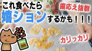 犬が大喜び！！人間も食べられる「歯ごたえ抜群ささみジャーキー」