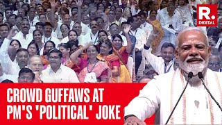 Audience Bursts Into Laughter As PM Modi Cracks ‘Political Joke’