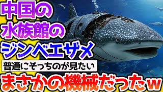 【2ch動物スレ】中国の水族館、主役のジンベエザメがロボットだったとバレて大炎上ｗｗｗ【なんj】 #生き物 #2ch