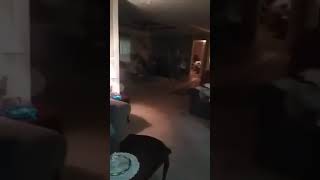 Grandmother 82 yrs old smacks the mess out of grandson