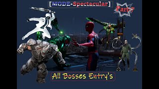 ALL BOSSES ENTRY Marvel’s Spider-Man Remastered GAME PLAY [MODE Spectacular] [no commentary] #part7