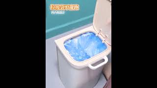 【新品火熱上市🔥】壁掛垃圾桶｜無痕免打孔 半自動開關🚽