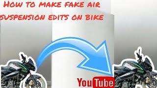 How to make air suspension bike edits 😃tiktok trend video