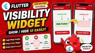 🍉 FLUTTER ANDROID ~ 🍉 VISIBILITY WIDGET ~ 🍉 TUTORIAL