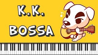 Synthesia [Piano Tutorial] K.K. Bossa - Animal Crossing