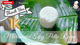 Mug Puttu Recipe.| Easy Microwaved Puttu Recipe.||Rose Oven. @RoseOven