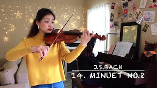 Minuet No.2 第二号小步舞曲 With Piano 【Suzuki Violin School Volume 1】