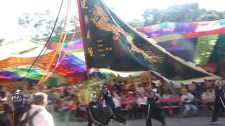 2018長洲太平清醮飄色巡遊 跑大旗 東堤麒麟隊 Cheung Chau Bun Festival