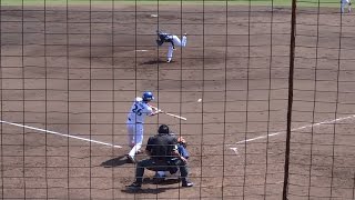 2015/4/26　井手正太郎 （横浜DeNA）　ライナーでライトへ運ぶ先制ホームラン