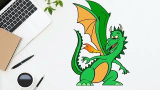 How to draw a dragon/Drawing tutorial/