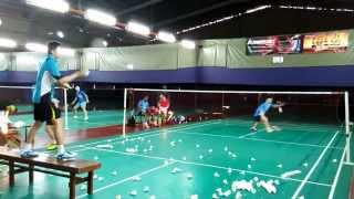 Kawasaki International Badminton Club training 82(24/02/15)