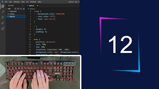 ASMR Programming - Reverse Countdown Card using Html CSS & Javascript - No Talking