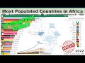 Population by Country in Africa - Ranking, History and Projections (1950-2100)