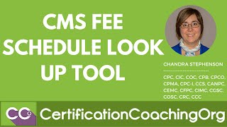 CMS Fee Schedule Lookup Tool — Step-by-Step Instructions